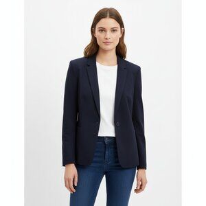 *Cleo Navy Blazer with Shoulder Pads